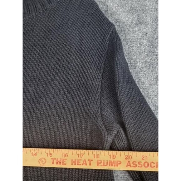 Vintage Boston Proper Knit Turtleneck Sweater Women Sz M Beaded Fringe Boho - Picture 7 of 10